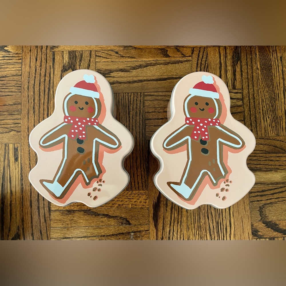 Target Gingerbread Man Cookie or Candy Tins